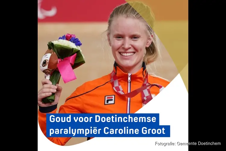 Goud voor Doetinchemse paralympiër Caroline Groot